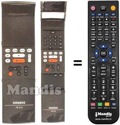 Replacement remote control Siemens FM721