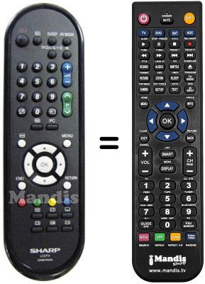 Replacement remote control GA607WJSA