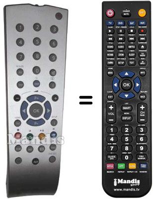 Replacement remote control Grundig LXW82-7635CONNECT