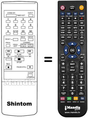 Replacement remote control Nesco HV70P