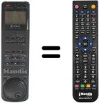 Replacement remote control Hitachi 5615141