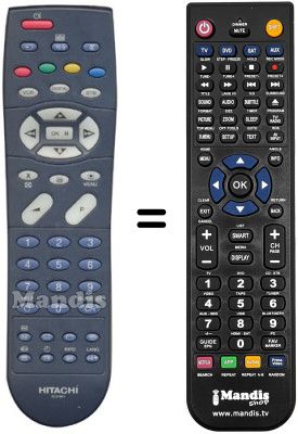Replacement remote control Hitachi CL32WF720AN