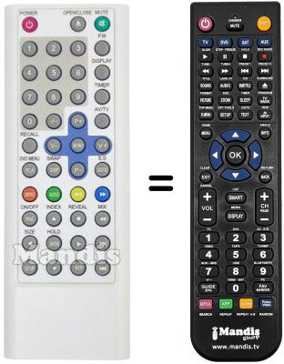 Replacement remote control REMCON262