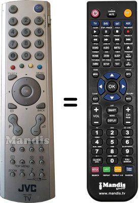 Replacement remote control JVC LT-32DF7BK