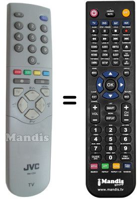 Replacement remote control JVC RM-C541C