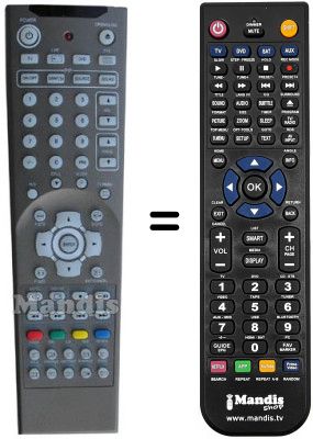 Replacement remote control REMCON575 Replacement remote control REMCON575