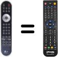 Replacement remote control LG 6710T00003B