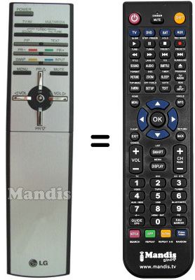 Replacement remote control LG RCT4000 Replacement remote control LG RCT4000