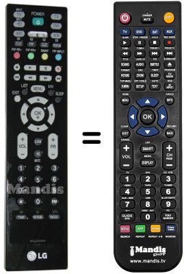 Replacement remote control LG MKJ32022806