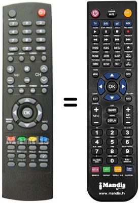 Replacement remote control Haier LT26M1