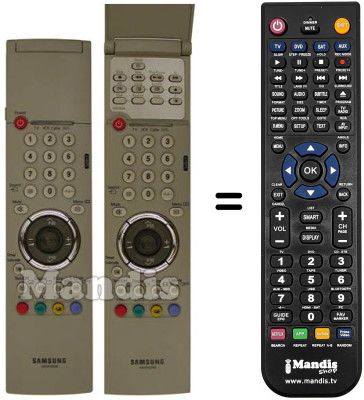 Replacement remote control Samsung SP50L2HX