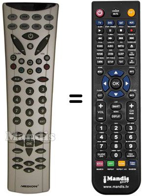 Replacement remote control REMCON299 Replacement remote control REMCON299