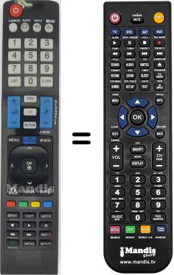 Replacement remote control AKB73615309 Replacement remote control AKB73615309