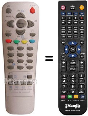 Replacement remote control REMCON641