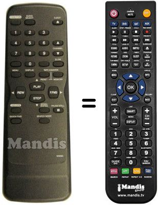 Replacement remote control Funai 29A-750