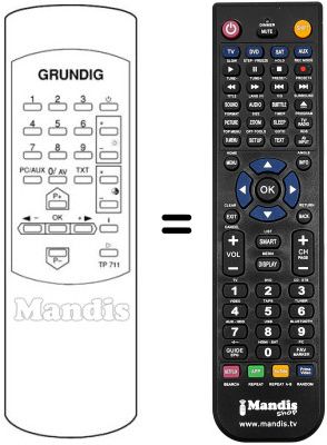 Replacement remote control REMCON1190 Replacement remote control REMCON1190