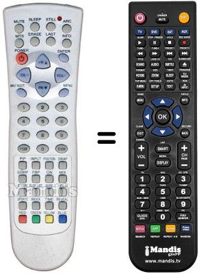 Replacement remote control REMCON1076