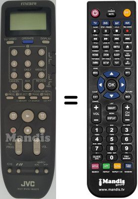 Replacement remote control JVC HR-E226