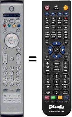 Replacement remote control Philips 50PF9967D / 10