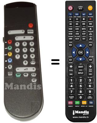Replacement remote control Philips 28PT410A-16