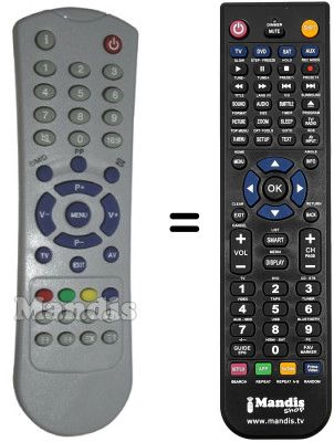Replacement remote control Cinex TV54721