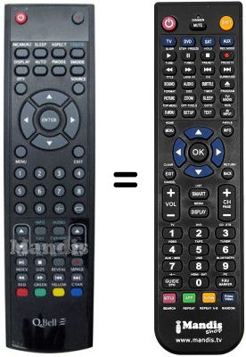 Replacement remote control Q.BELL QBT.24DB