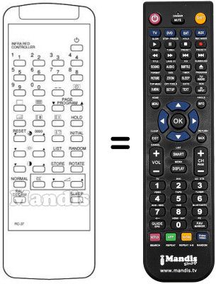Replacement remote control RC37