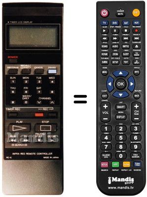 Replacement remote control RC-E