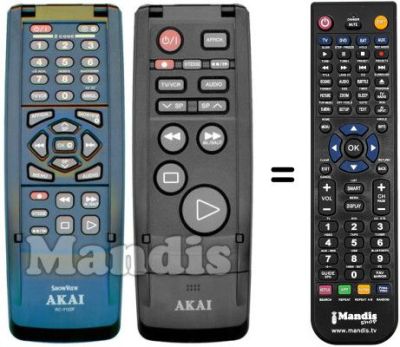 Replacement remote control RC-Y122F