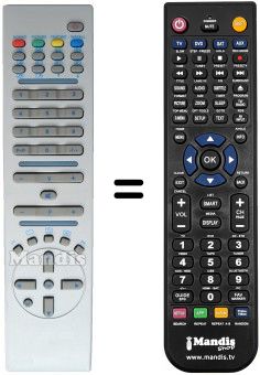 Replacement remote control RC1072