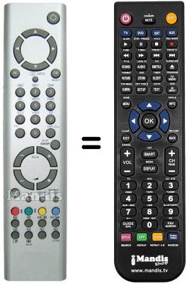Replacement remote control Goodmans LD4255 HD