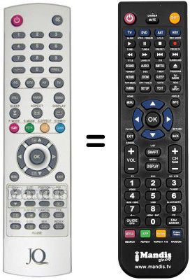 Replacement remote control JQ LTCUB4201