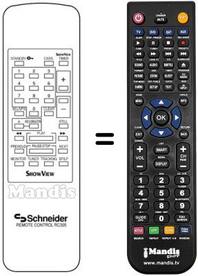 Replacement remote control RC305