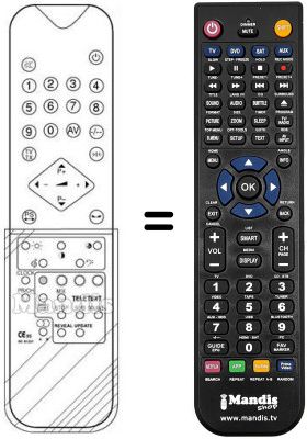 Replacement remote control RC61331