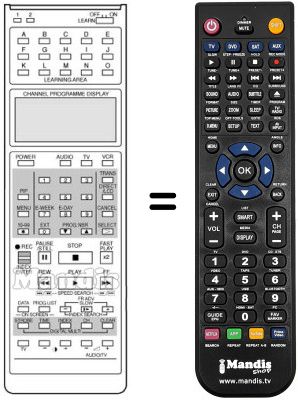 Replacement remote control RC8930