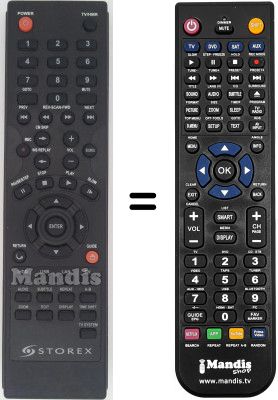 Replacement remote control DEVO FREEWIREH