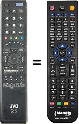 Replacement remote control JVC LT-32DP9BU