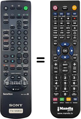Replacement remote control Sony KV-21V6U