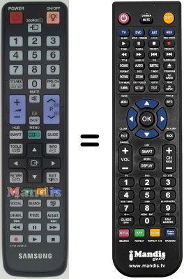 Replacement remote control Samsung LE-40S62BXXEC Replacement remote control Samsung LE-40S62BXXEC