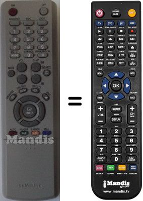 Replacement remote control Samsung PS50P5H