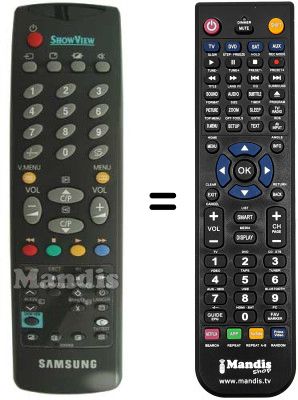 Replacement remote control Samsung AA59-00007B Replacement remote control Samsung AA59-00007B