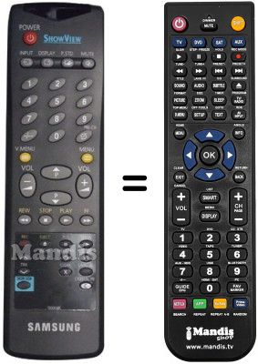 Replacement remote control Samsung AA59-00007K Replacement remote control Samsung AA59-00007K