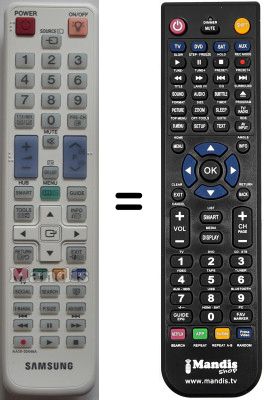 Replacement remote control Samsung LE46N73BDX/XEU