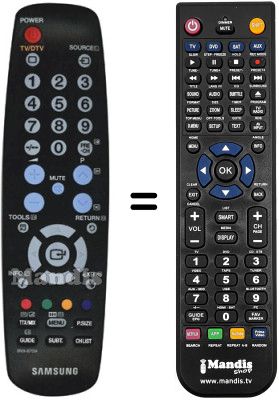 Replacement remote control Samsung LW15M13CX/XEH Replacement remote control Samsung LW15M13CX/XEH