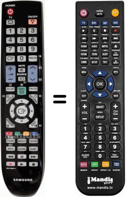 Replacement remote control Samsung LE46M51BX/XEH Replacement remote control Samsung LE46M51BX/XEH