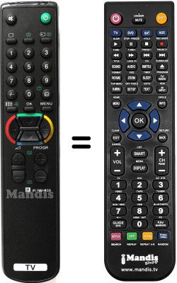 Replacement remote control Sony KVM-1450E
