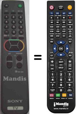Replacement remote control Sony KV-25X1E Replacement remote control Sony KV-25X1E