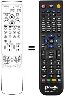 Replacement remote control REMCON898