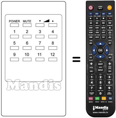 Replacement remote control Panasonic TNQ1459