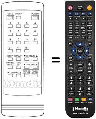 Replacement remote control REMCON355